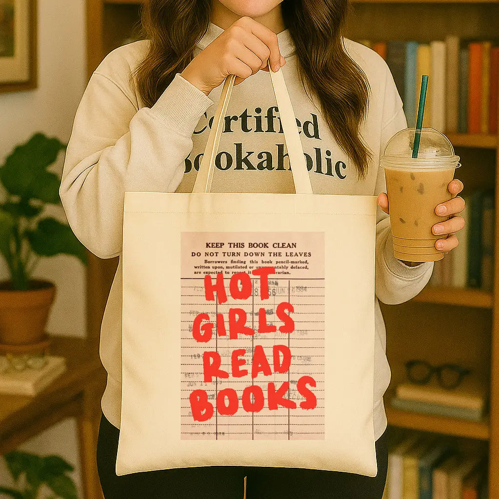Hot Girls Read Tote Bag