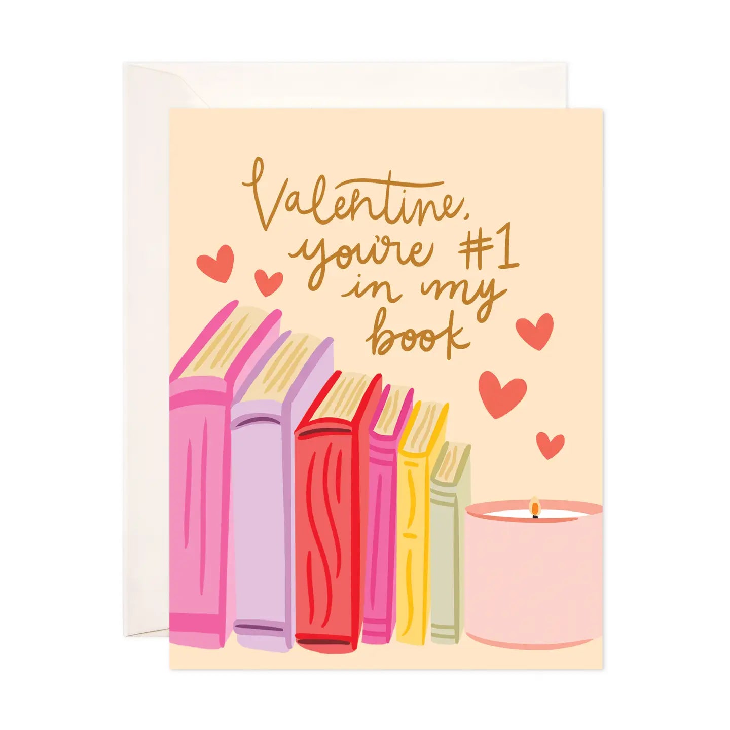Valentine Book Greeting Card
