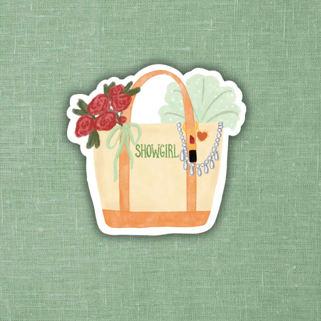Showgirl Tote Sticker