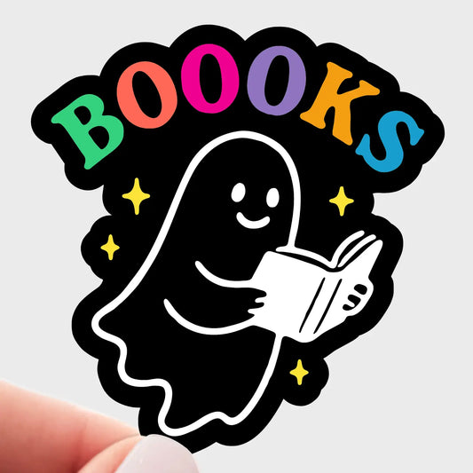 Boooks Ghost Sticker