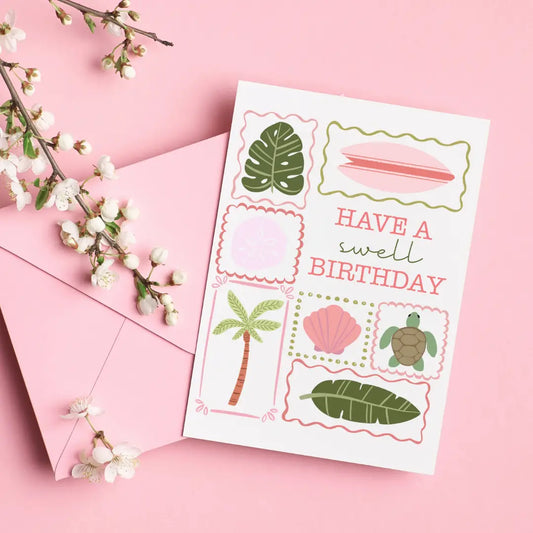 Have A Swell Birthday Greeting Card
