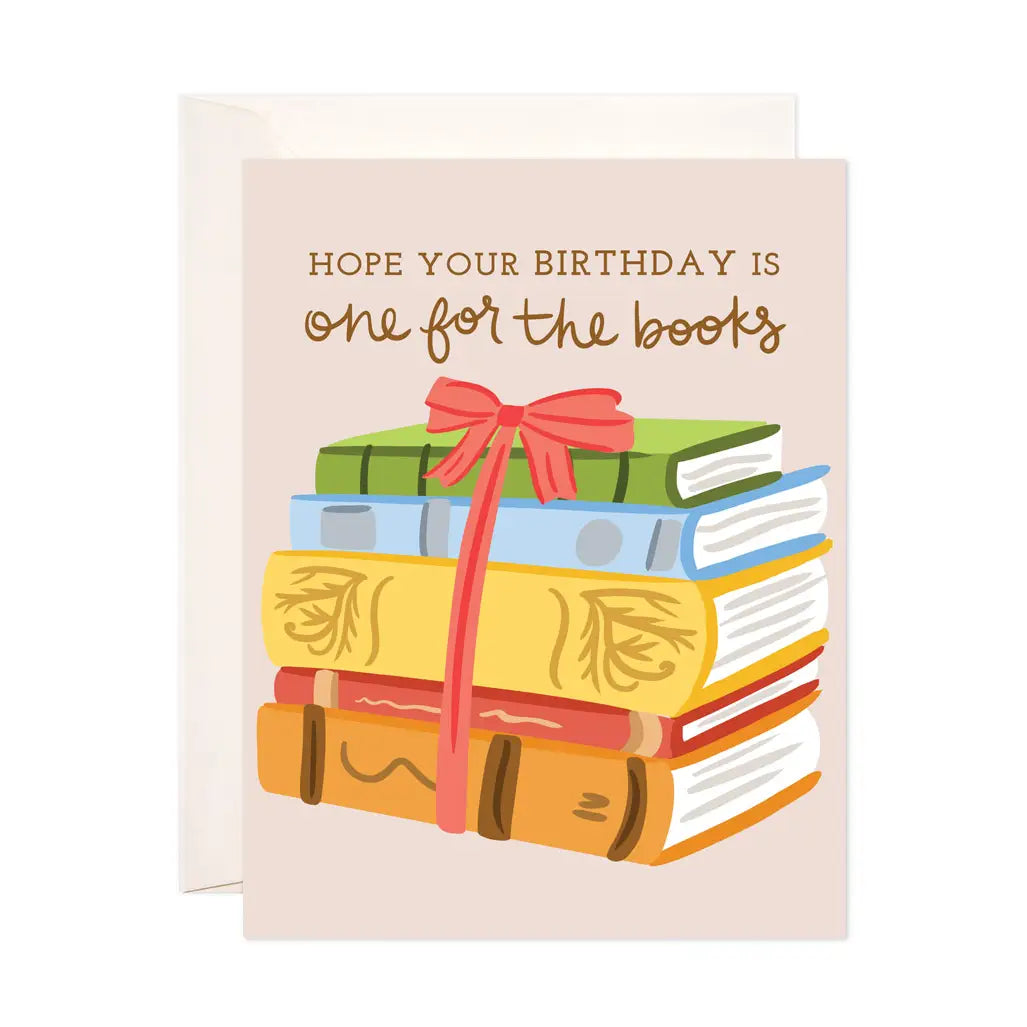 Birthday Books Greeting Card