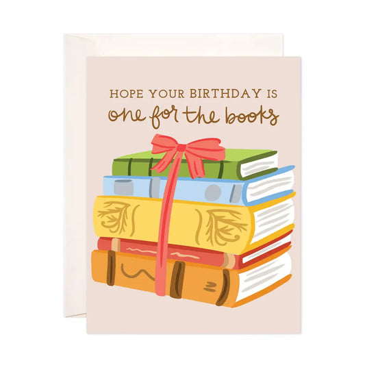 Birthday Books Greeting Card