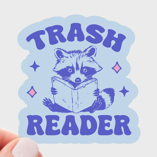 Trash Reader Sticker