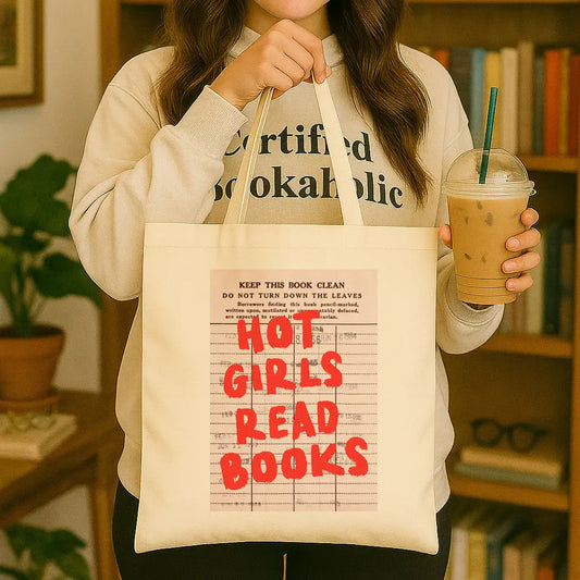 Hot Girls Read Tote Bag