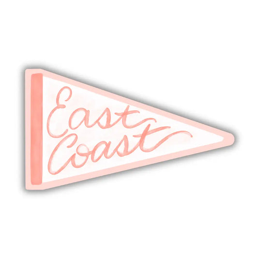 Pink East Coast Sticker