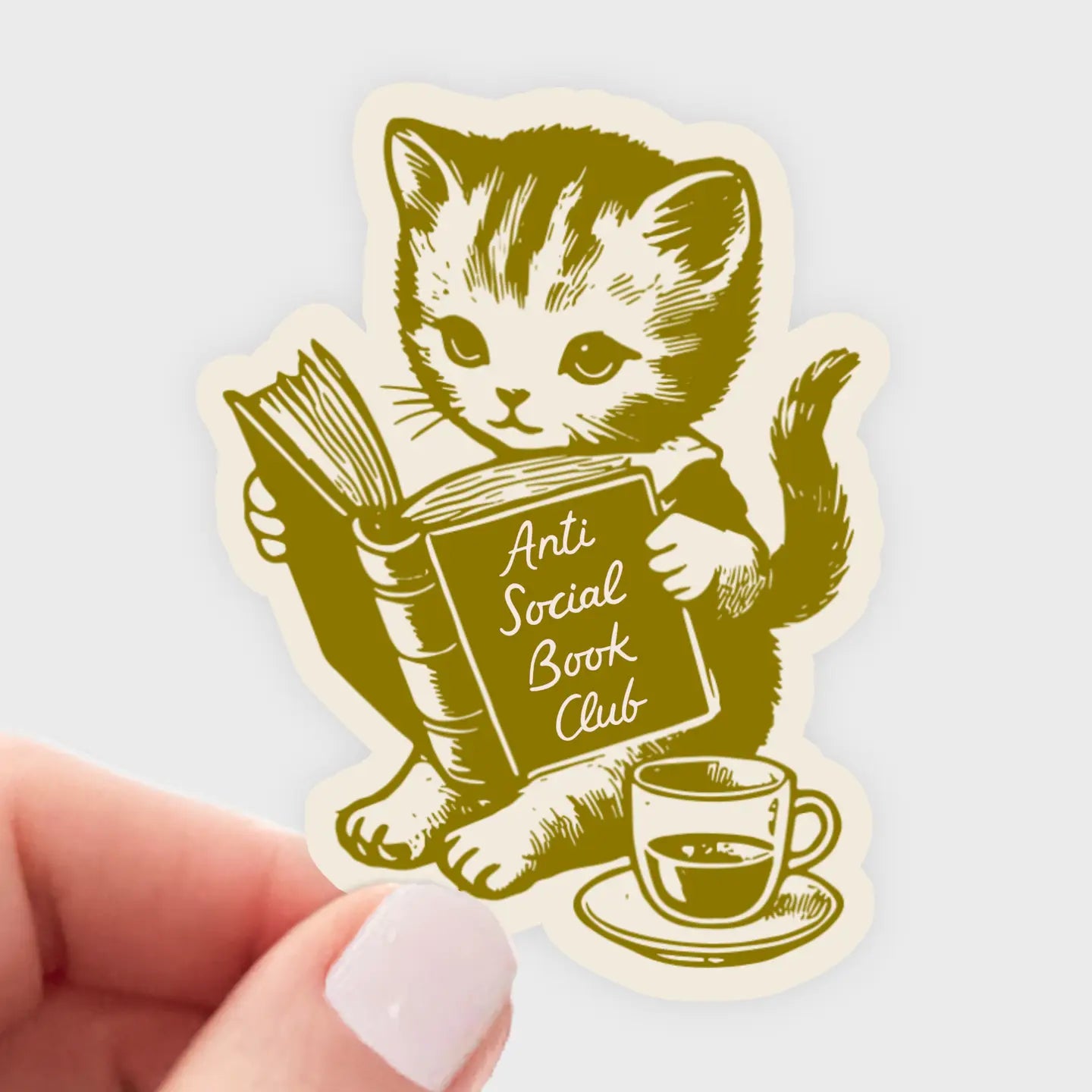 Anti Social Book Club Sticker