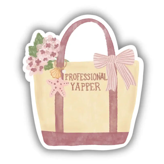 Professional Yapper Tote Sticker