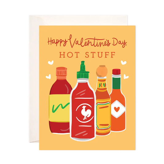 Hot Stuff Valentine Greeting Card