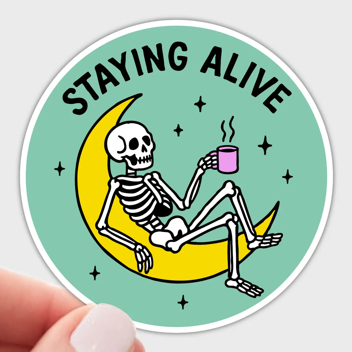 Staying Alive Sticker