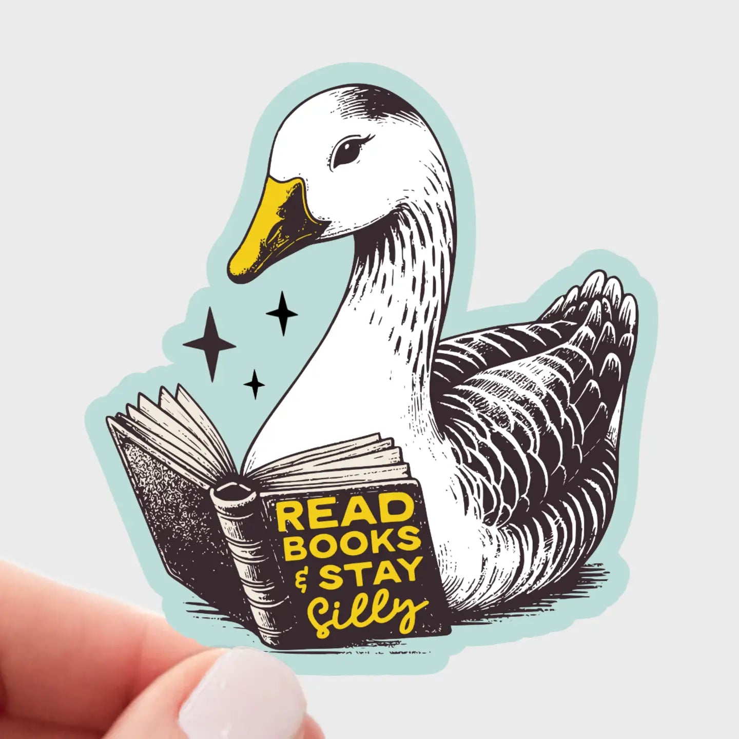 Read Books & Stay Silly Sticker