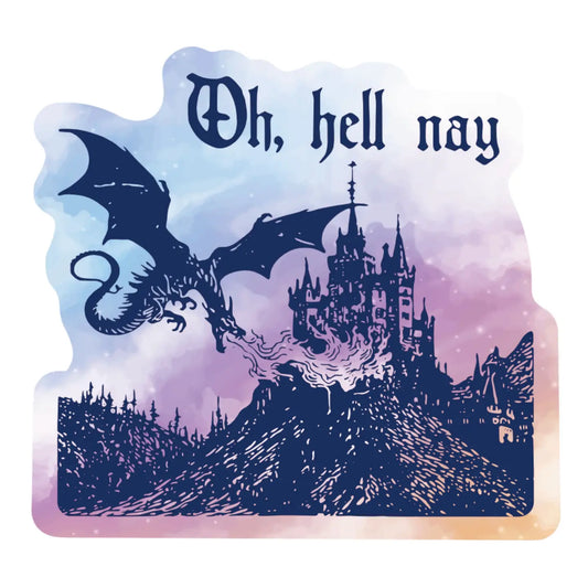 Oh Hell Nay Sticker