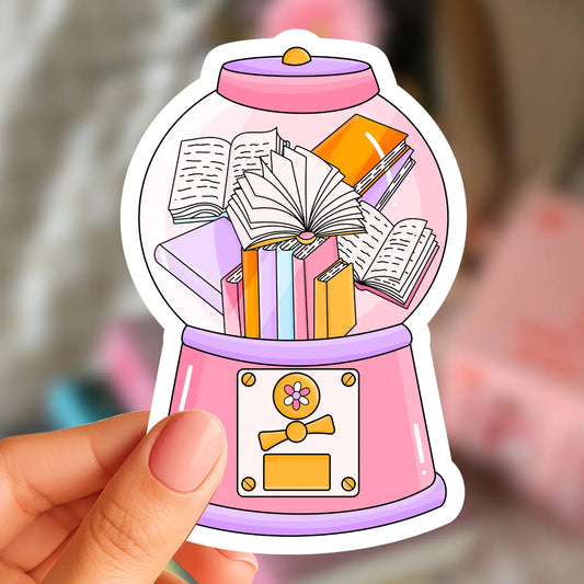 Book Vending Machine Sticker