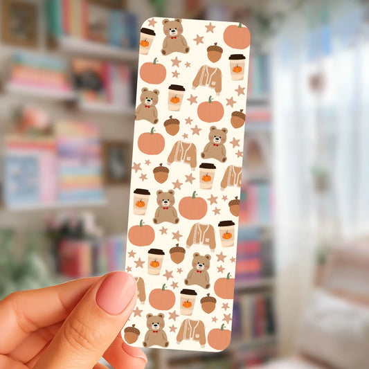 Fall Bear Bookmark
