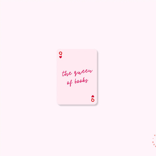 The Queen of Books Sticker