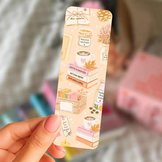 Cozy Fall Bookish Bookmark