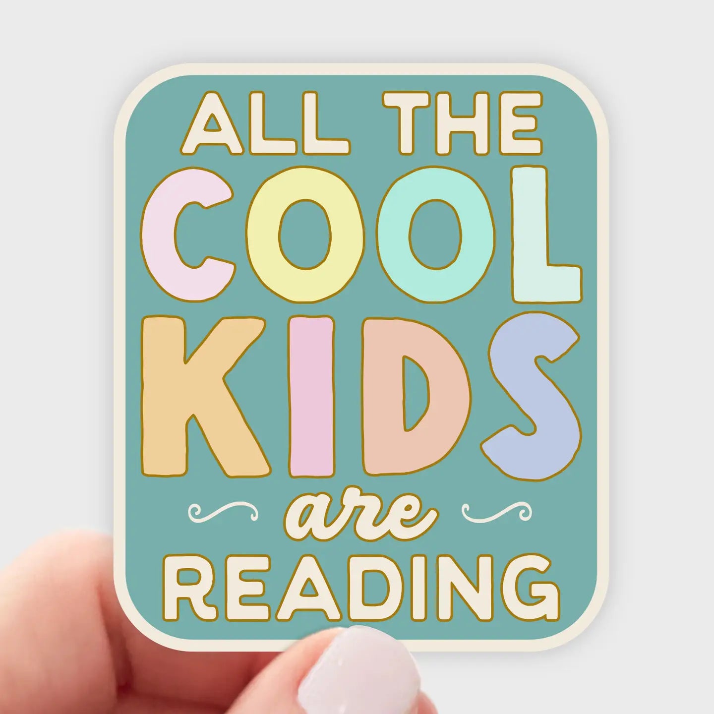 All the Cool Kids are Reading Sticker